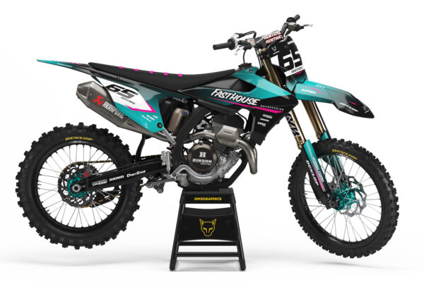 Kit déco motocross Triumph - Reckless - Bleu