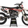 Kit déco motocross Triumph - Redline - Retro Beige