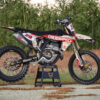 Kit déco motocross Triumph - Redline - Retro Beige Promo