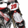 Kit déco motocross Triumph - Redline - Retro Gris 2