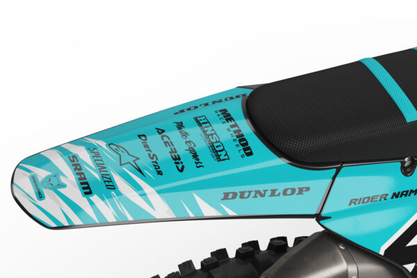 Kit déco motocross Triumph - Ripcore - Bleu 3