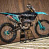 Kit déco motocross Triumph - Ripcore - Bleu Promo