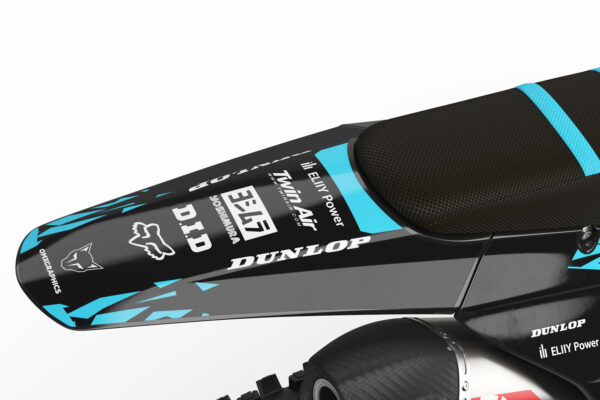 Kit déco motocross Triumph - Smash - Bleu 3