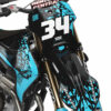 Kit déco motocross Triumph - Smash - Bleu 2