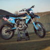Kit déco motocross Triumph - Smash - Bleu Promo