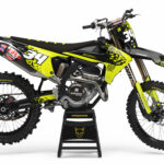 Kit déco motocross Triumph - Smash - Jaune