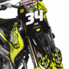 Kit déco motocross Triumph - Smash - Jaune 2