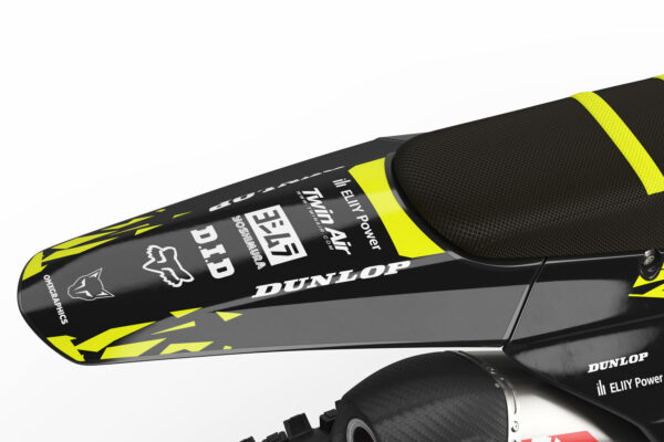 Kit déco motocross Triumph - Smash - Jaune 3