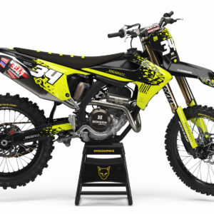 Kit déco motocross Triumph - Smash - Jaune