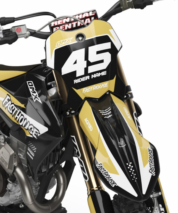 Kit déco motocross Triumph - Stealth - Mustard 2