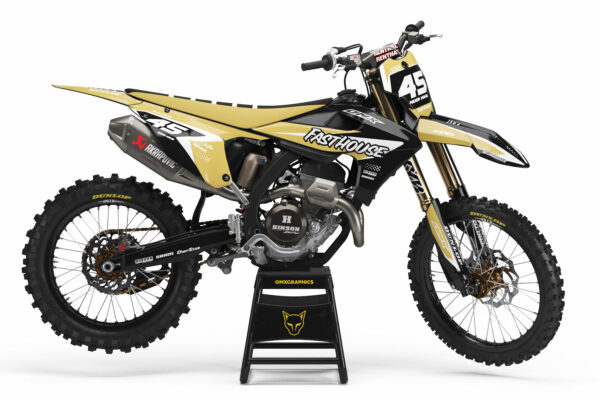 Kit déco motocross Triumph - Stealth - Mustard