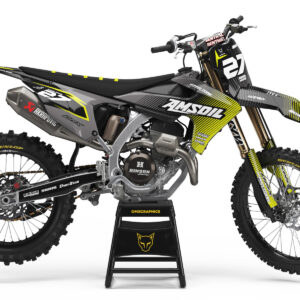 Kit déco motocross Triumph - Throttle - Jaune