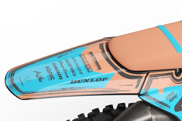 Kit déco motocross Triumph - Toon - Teal 3