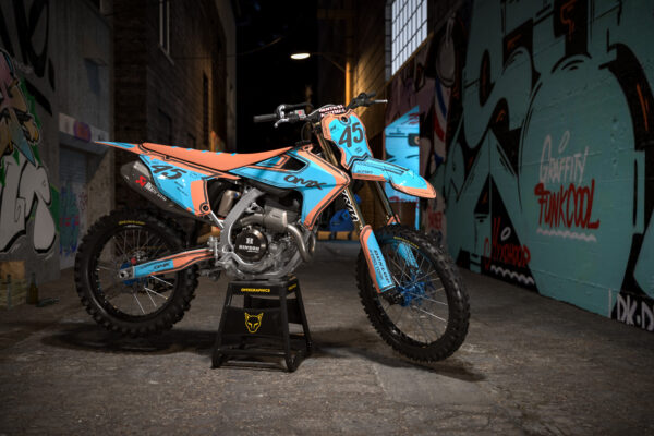 Kit déco motocross Triumph - Toon - Teal Promo