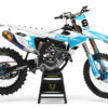 Kit déco motocross Triumph - Torch - Bleu