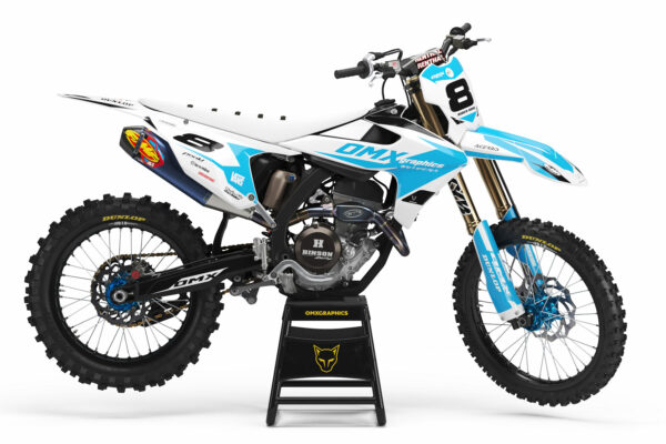 Kit déco motocross Triumph - Torch - Bleu