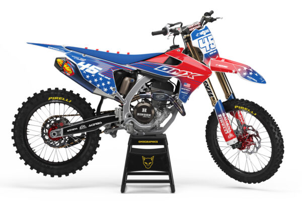 Kit déco motocross Triumph - USA