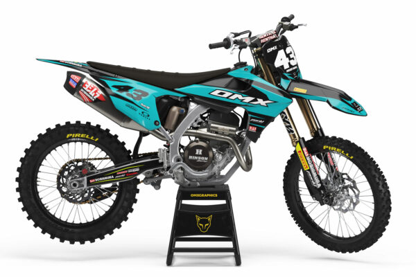 Kit déco motocross Triumph - Vandal - Bleu