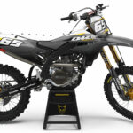 Kit déco motocross Yamaha - Amaze - Jaune