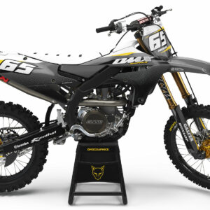 Kit déco motocross Yamaha - Amaze - Jaune