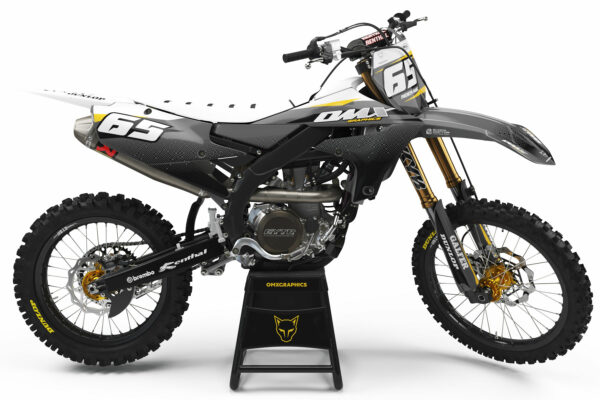 Kit déco motocross Yamaha - Amaze - Jaune