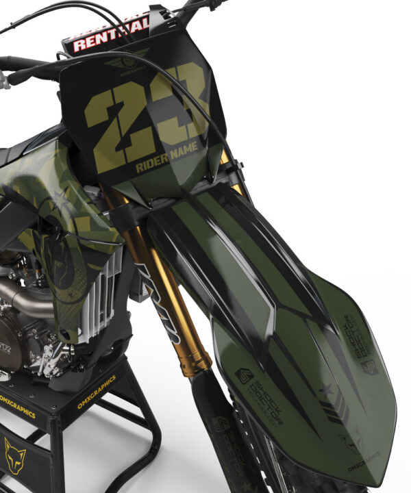 Kit déco motocross Yamaha - Army - Camo 2