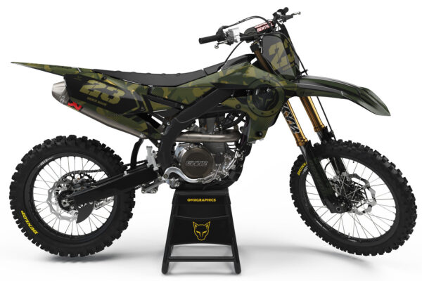 Kit déco motocross Yamaha - Army - Camo