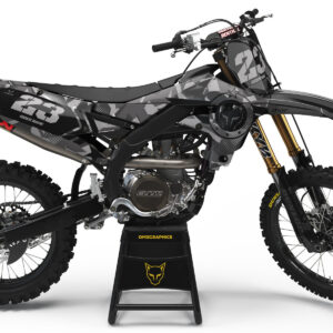 Kit déco motocross Yamaha - Army - Gris