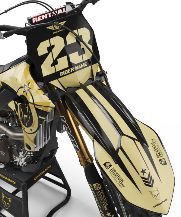Kit déco motocross Yamaha - Army - Sand 2
