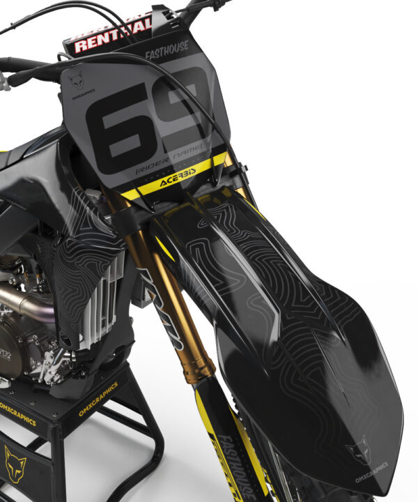 Kit déco motocross Yamaha - Avenger - Noir 2