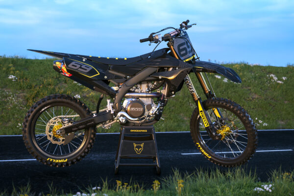 Kit déco motocross Yamaha - Avenger - Noir Promo