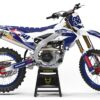 Kit déco motocross Yamaha - BLAST - Blanc