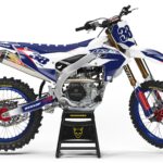 Kit déco motocross Yamaha - BLAST - Blanc