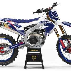 Kit déco motocross Yamaha - BLAST - Blanc