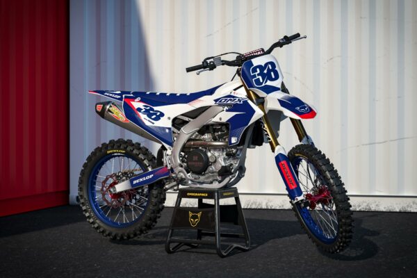 Kit déco motocross Yamaha - BLAST - Blanc Promo