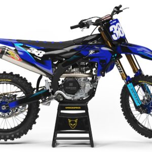 Kit déco motocross Yamaha - Blast - Bleu
