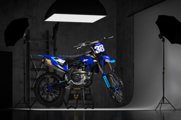 Kit déco motocross Yamaha - Blast - Bleu Promo