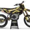 Kit déco motocross Yamaha - Blast - Mustard
