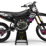 Kit déco motocross Yamaha - Charge - Noir