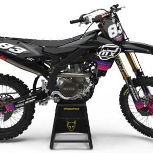 Kit déco motocross Yamaha - Charge - Noir