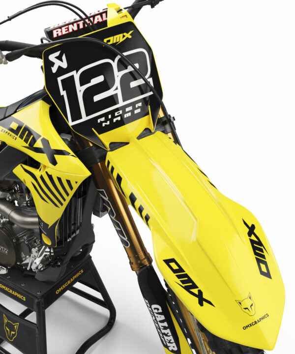 Kit déco motocross Yamaha - Chimera - Jaune 2
