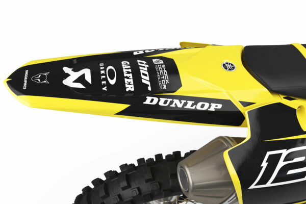 Kit déco motocross Yamaha - Chimera - Jaune 3