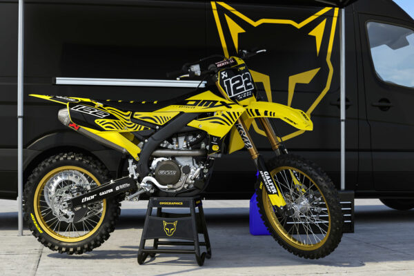 Kit déco motocross Yamaha - Chimera - Jaune Promo