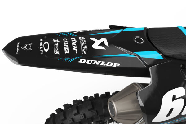 Kit déco motocross Yamaha - Comet - Bleu 3