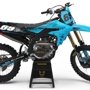 Kit déco motocross Yamaha - Comet - Bleu