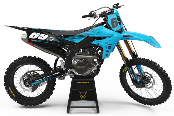 Kit déco motocross Yamaha - Comet - Bleu