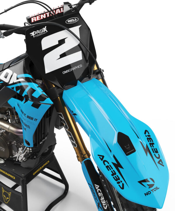 Kit déco motocross Yamaha - Corsa - Bleu 2