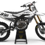 Kit déco motocross Yamaha - Creed - Gris