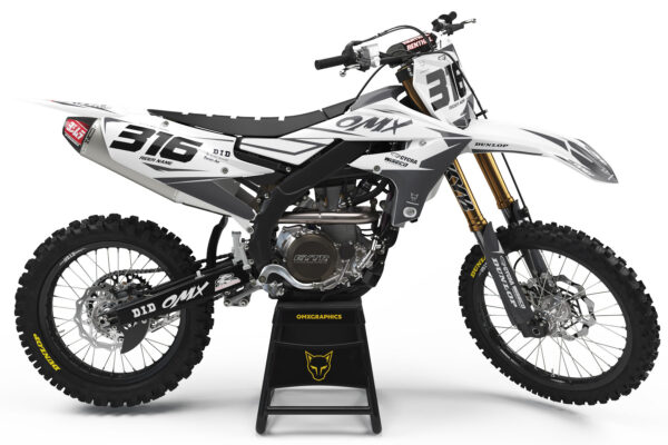 Kit déco motocross Yamaha - Creed - Gris