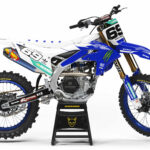 Kit déco motocross Yamaha - Energy - Bleu